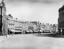 Market Place, Cirencester, Gloucestershire, 1883. Artist: Henry Taunt