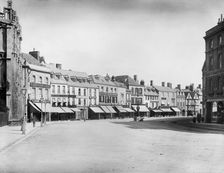 Market Place, Cirencester, Gloucestershire, 1883. Artist: Henry Taunt