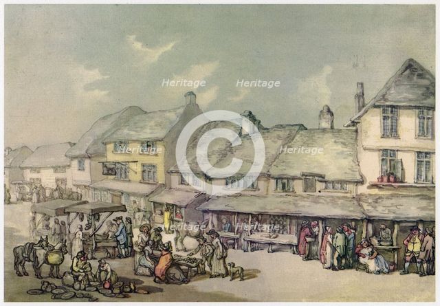 Market Place, Cornwall, c1780-1825. Creator: Thomas Rowlandson.