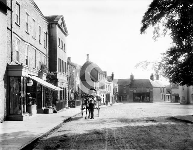 Market Place, Fairford, Gloucestershire, 1890. Artist: Henry Taunt.