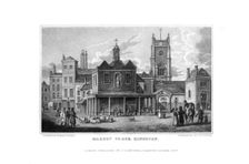 Market Place, Kingston, Surrey, 1829.Artist: J Fisher