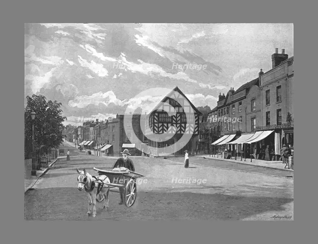 Market Place, Ledbury, c1900. Artist: Valentine & Sons.