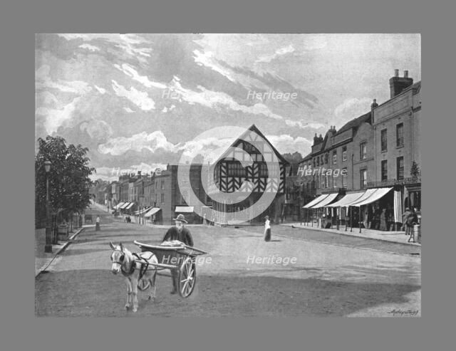 Market Place, Ledbury, c1900. Artist: Valentine & Sons.
