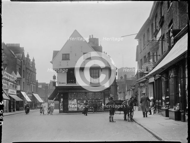 Market Place, St Albans, Hertfordshire, 1928. Creator: Katherine Jean Macfee.