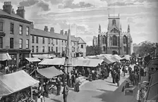 Market Place, Selby c1896. Artist: Poulton & Co