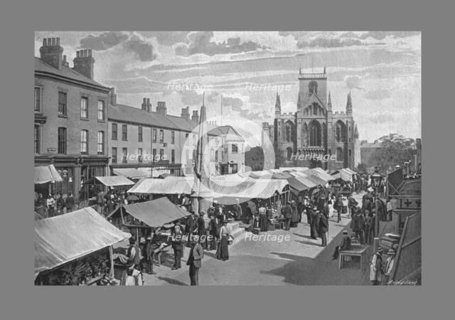 Market Place, Selby, c1900 . Artist: Poulton & Co.
