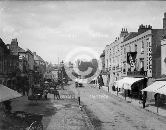 Market Place, Watford, Hertfordshire, 1860-1922. Creator: Henry Taunt.