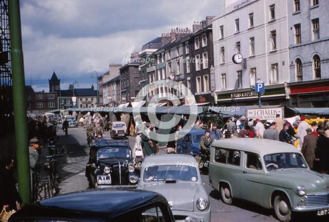 Market Place, York, 1958 Artist: CM Dixon.