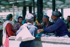 Market stall in Samarkand. Artist: CM Dixon