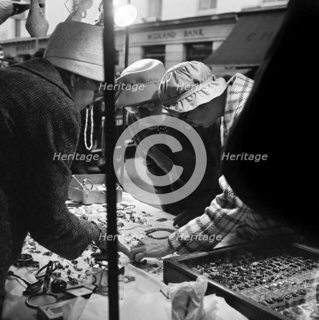 Market stall, Portobello Road, Kensington, London, 1962-1964. Artist: John Gay