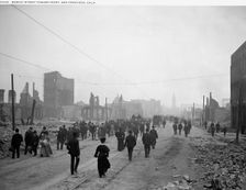 Market Street toward ferry, San Francisco, Calif., (1906?). Creator: Unknown