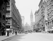 Market Street, west from Eleventh, Philadelphia, Pa., c.between 1910 and 1920. Creator: Unknown