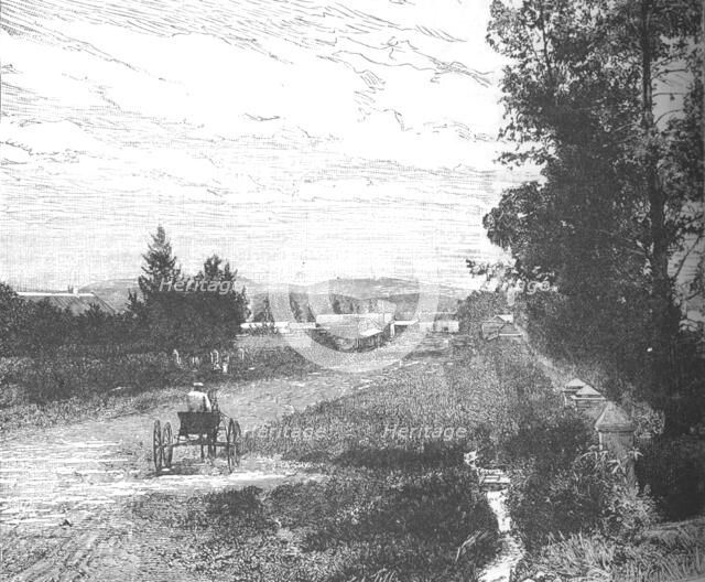 'Market Street, Pretoria', c1880s. Artist: Unknown.