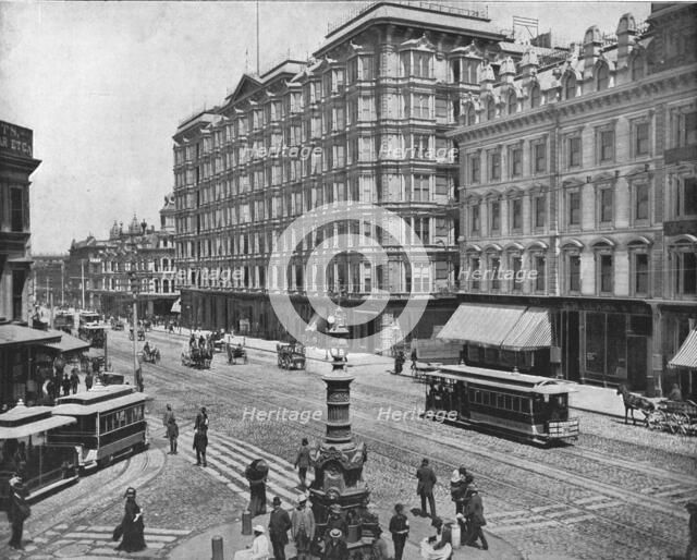 Market Street, San Francisco, California, USA, c1900.  Creator: Unknown.