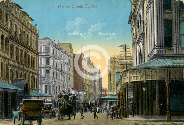 Market Street, Sydney, New South Wales, Australia, c1900-c1919. Artist: Unknown