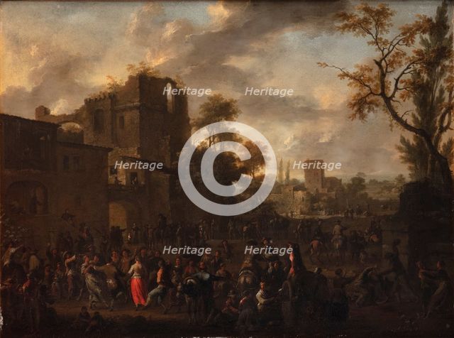 Market Scene, 1704-1740. Creator: Franz de Paula Ferg.
