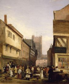 Market Scene, 1832. Creator: George Wilfrid Anthony