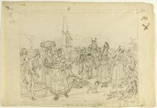 Market Scene, n.d. Creator: Saverio della Gatta