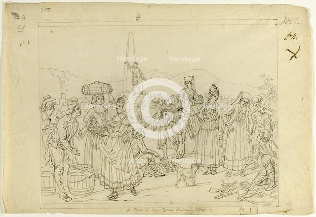 Market Scene, n.d. Creator: Saverio della Gatta.