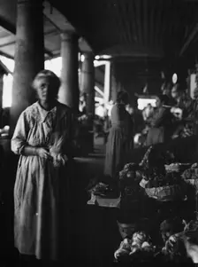Market scene, New Orleans, between 1920 and 1926. Creator: Arnold Genthe
