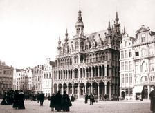 Market Square, Brussels, 1898.Artist: James Batkin