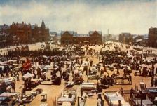 Market Square, Johannesburg, Transvaal Colony 1901. Creator: GW Wilson and Company
