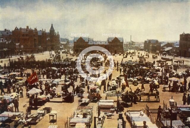 'Market Square, Johannesburg, Transvaal Colony', 1901. Creator: GW Wilson and Company.