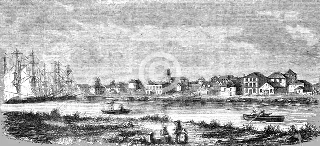 'Market Square, Melbourne', 1854. Creator: Unknown.