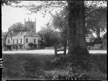 Market Square, Stow-on-the-Wold, Cotswold, Gloucestershire, 1928. Creator: Katherine Jean Macfee