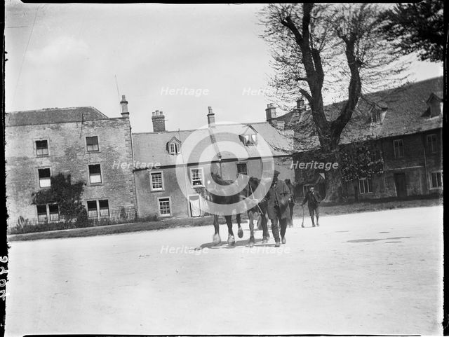 Market Square, Stow-on-the-Wold, Cotswold, Gloucestershire, 1928. Creator: Katherine Jean Macfee.