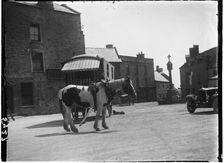 Market Square, Stow-on-the-Wold, Cotswold, Gloucestershire, 1928. Creator: Katherine Jean Macfee