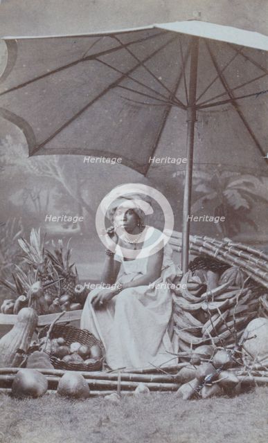 Market woman, Brazil, 1870-1878. Creator: Henschel & Benque.