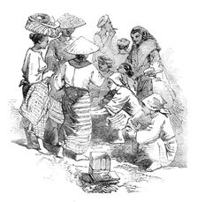Market Women of Manilla, 1857. Creator: Unknown