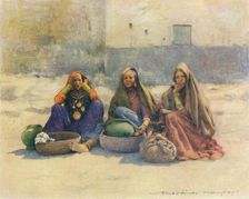 Market Women of Ajmere 1905. Artist: Mortimer Luddington Menpes