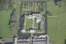 Markenfield Hall, medieval fortified manor house with moat, near Ripon, North Yorkshire, 2014. Creator: Historic England Staff Photographer