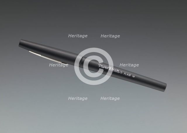 Marker pen used by architect Michael Marshall, ca. 2013. Creator: Paper Mate.