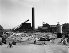 Markham Main Colliery, Armthorpe, near Doncaster, South Yorkshire, 1961. Creator: Michael Walters