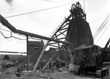 Markham Main Colliery, Doncaster, South Yorkshire, 1956. Creator: Michael Walters