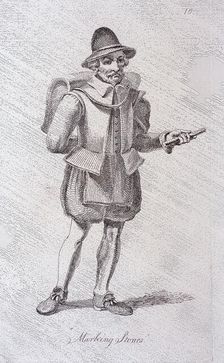 Marking Stones c1610, from Cries of London, (c1819?). Artist: John Thomas Smith