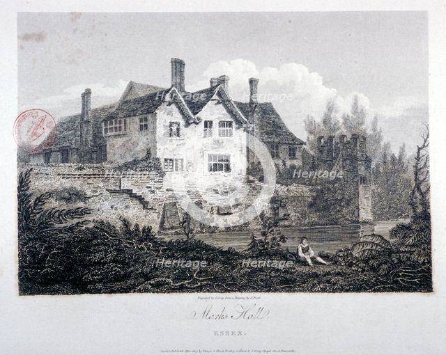 Marks Hall, Romford, Essex, 1805.        Artist: John Greig