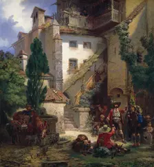 Marksmen in Merano, 1862. Creator: Johan Christoffer Boklund