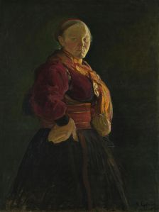 Mari Clasen, 1895. Creator: Halfdan Egedius