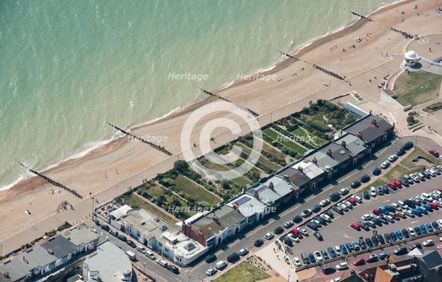 Marina Court Avenue, bungalows built in a Moghul style, Bexhill, East Sussex, 2016. Creator: Damian Grady.