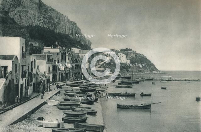 Marina Grande, Capri, Italy, 1927. Artist: Eugen Poppel.