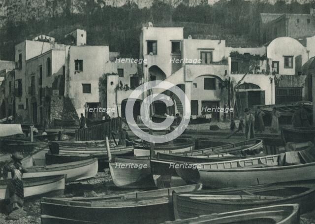 Marina Grande, Capri, Italy, 1927. Artist: Eugen Poppel.