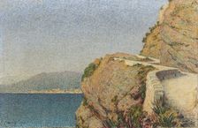 Marina ligure (Veduta di Vado Ligure), 1908. Creator: Morbelli, Angelo (1853-1919)