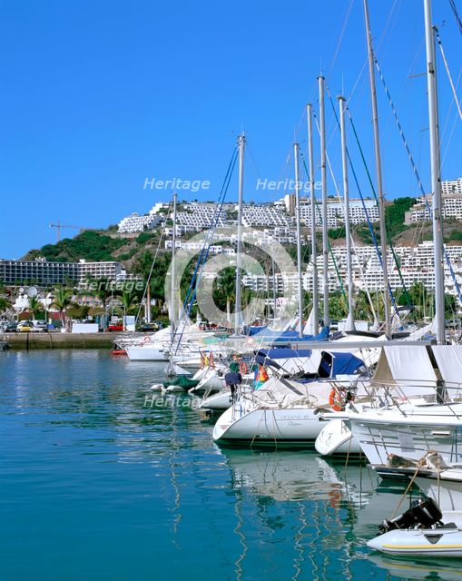 Marina, Puerto Rico, Gran Canaria, Canary Islands. Creator: Peter Thompson.