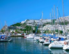 Marina, Puerto Rico, Gran Canaria, Canary Islands. Creator: Peter Thompson