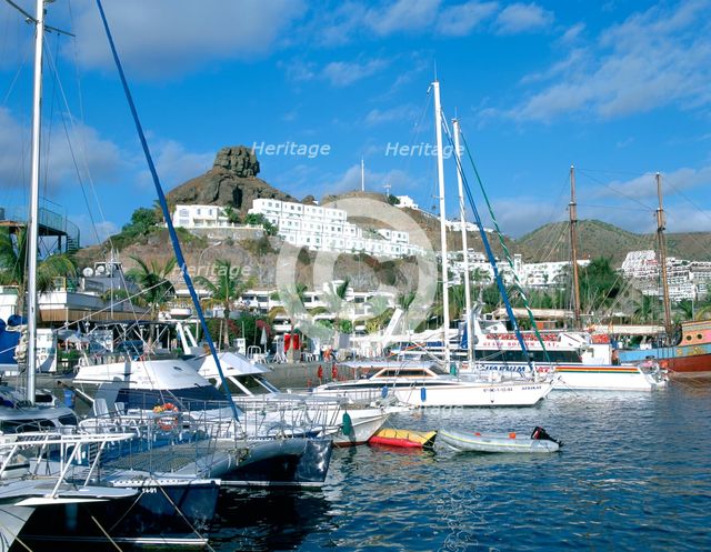 Marina, Puerto Rico, Gran Canaria, Canary Islands. Creator: Peter Thompson.