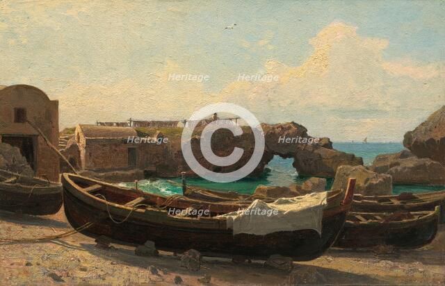 Marina Piccola, Capri, c. 1858. Creator: William Stanley Haseltine.